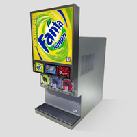 3D Model Download - Grocery - Slurpee Machine - 3 Flavour