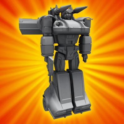 3D Model of Transforming Robot Toy - 3D Render 3