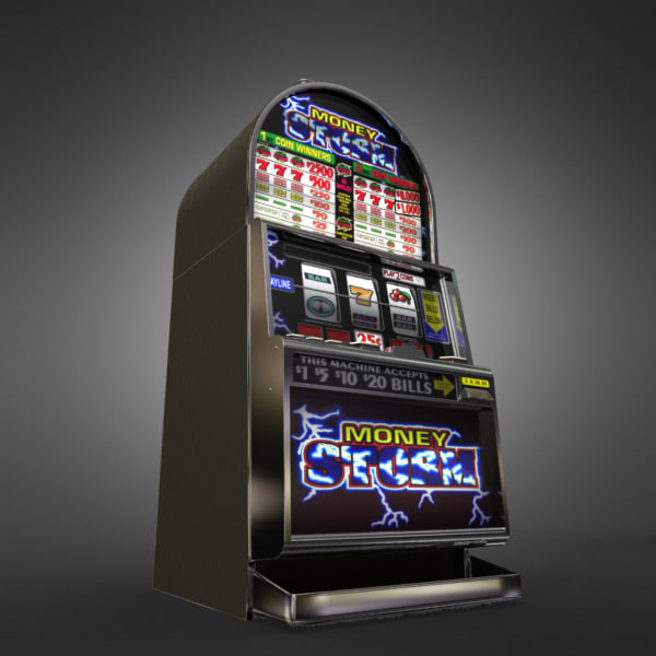 3D Model of Casino Collection :: Realistic Detailed Slot Machine 1. - 3D Render 3