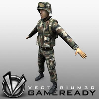 Preview image for 3D product US Military - Soldier 03