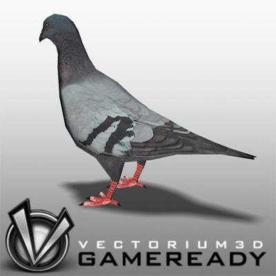 3D Model of Low Poly Game Ready Animals -  - 3D Render 1