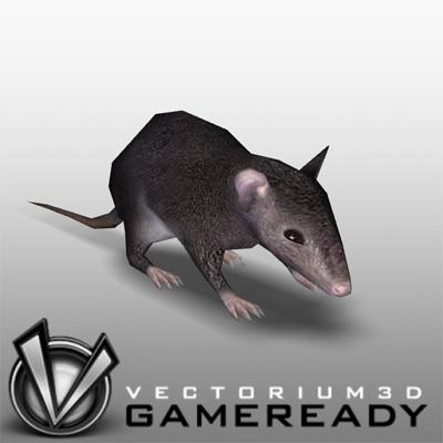 3D Model of Low Poly Game Ready Animals -  - 3D Render 0