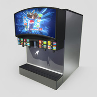 3D Model Download - Grocery - Soda Machine - 16 Flavour