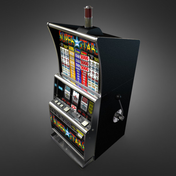 3D Model of Casino Collection :: Realistic Detailed Slot Machine 1. - 3D Render 4