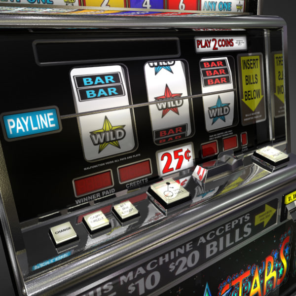 3D Model of Casino Collection :: Realistic Detailed Slot Machine 1. - 3D Render 6