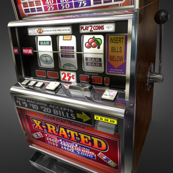 3D Model of Casino Collection :: Realistic Detailed Slot Machine 1. - 3D Render 5