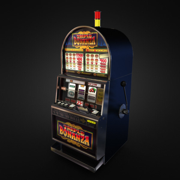 3D Model of Casino Collection :: Realistic Detailed Slot Machine 1. - 3D Render 2
