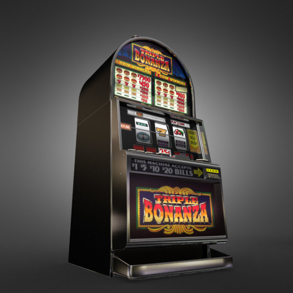 3D Model of Casino Collection :: Realistic Detailed Slot Machine 1. - 3D Render 3