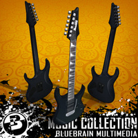 3D Model Download - Guitar - Ibanez 01