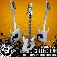 3D Model Download - Guitar - Ibanez 02