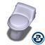 3D Model Download - Bathroom - Toilet 01