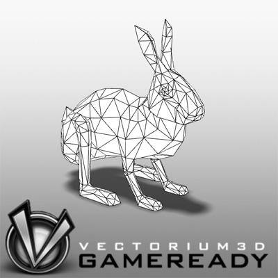3D Model of Low Poly Game Ready Animals -  - 3D Render 1