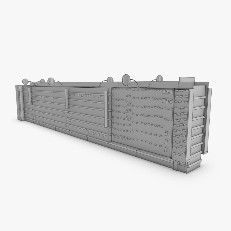3D Model of Drug store aisle featuring Hair & Hygiene products and Rimmel end-cap - 3D Render 15