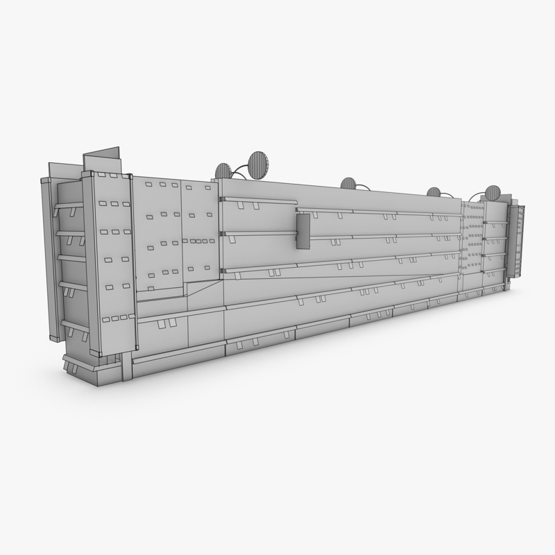 3D Model of Drug store aisle featuring First Aid & Toy products - 3D Render 16