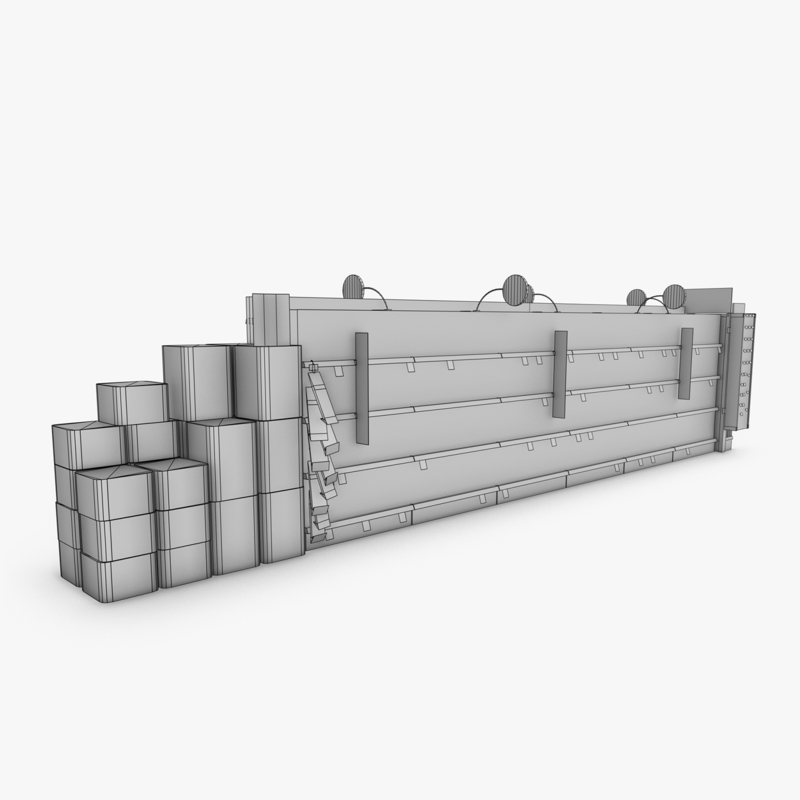 3D Model of Drug store aisle featuring Allergy & Liquor products - 3D Render 16