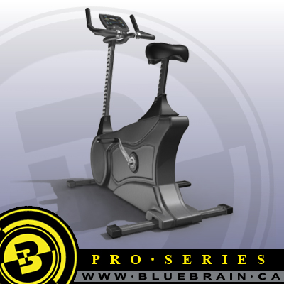 3D Model of Gym Equipment Collection :: Highly Detailed Exercise Bike - 3D Render 2