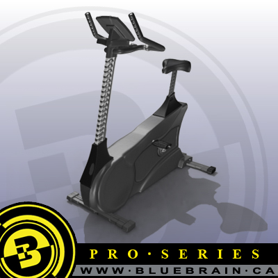 3D Model of Gym Equipment Collection :: Highly Detailed Exercise Bike - 3D Render 3