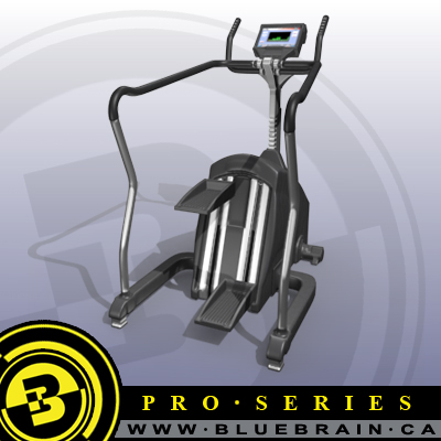 3D Model of  Gym Equipment Collection :: Highly Detailed Step Machine - 3D Render 1
