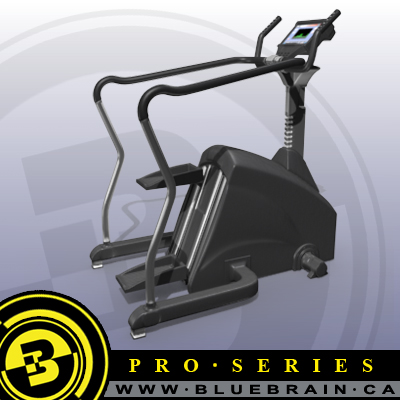3D Model of  Gym Equipment Collection :: Highly Detailed Step Machine - 3D Render 2