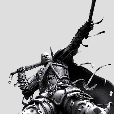 3D Model of Highly detailed medieval warrior - 3D Render 2