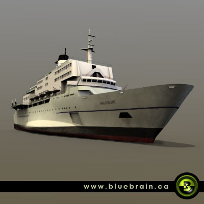 3D Model of V1 model of the Al-Salam Boccaccio 98. - 3D Render 3