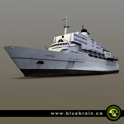 3D Model of V1 model of the Al-Salam Boccaccio 98. - 3D Render 5