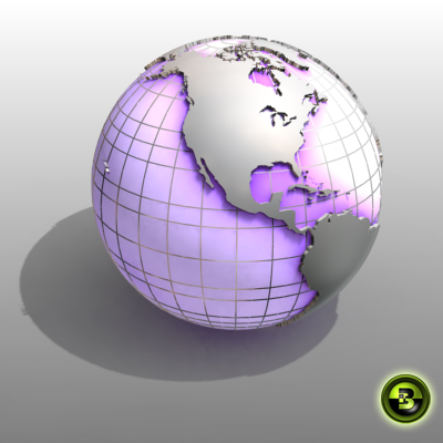 3D Model of High Quality Globe Models - 3D Render 2
