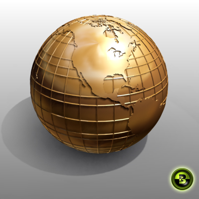 3D Model of High Quality Globe Models - 3D Render 5