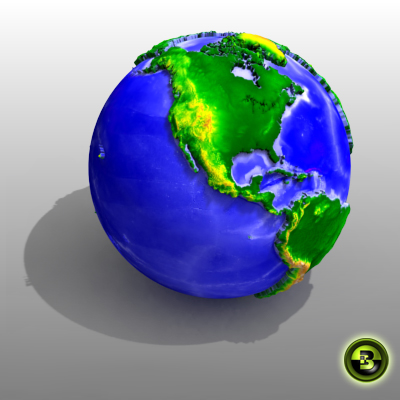 3D Model of High Quality Globe Models - 3D Render 1
