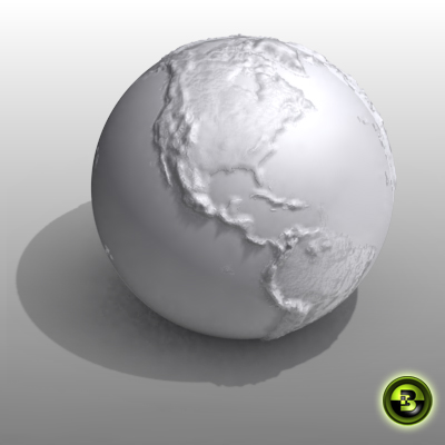 3D Model of High Quality Globe Models - 3D Render 4