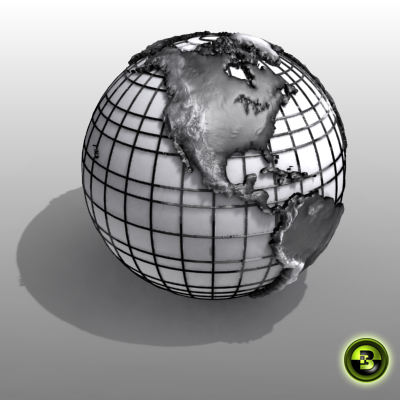 3D Model of High Quality Globe Models - 3D Render 5