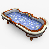 Preview image for 3D product Casino Craps Table - Blue